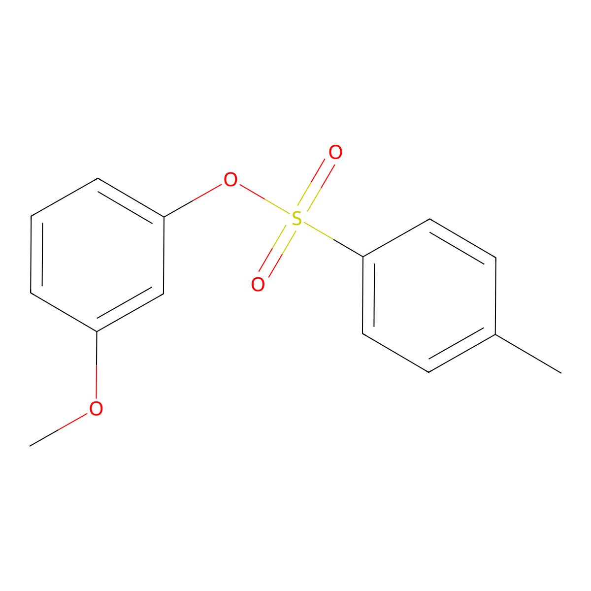 3-Methoxyphenyl 4-methylbenzene-1-sulfonate molecular structure, CAS 3899-92-1