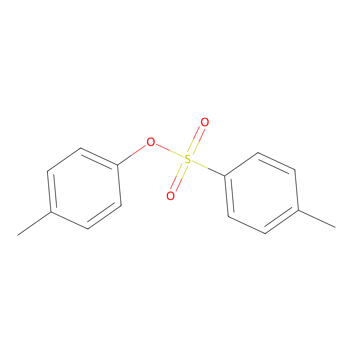 4-Methylphenyl 4-methylbenzene-1-sulfonate molecular structure, CAS 3899-96-5