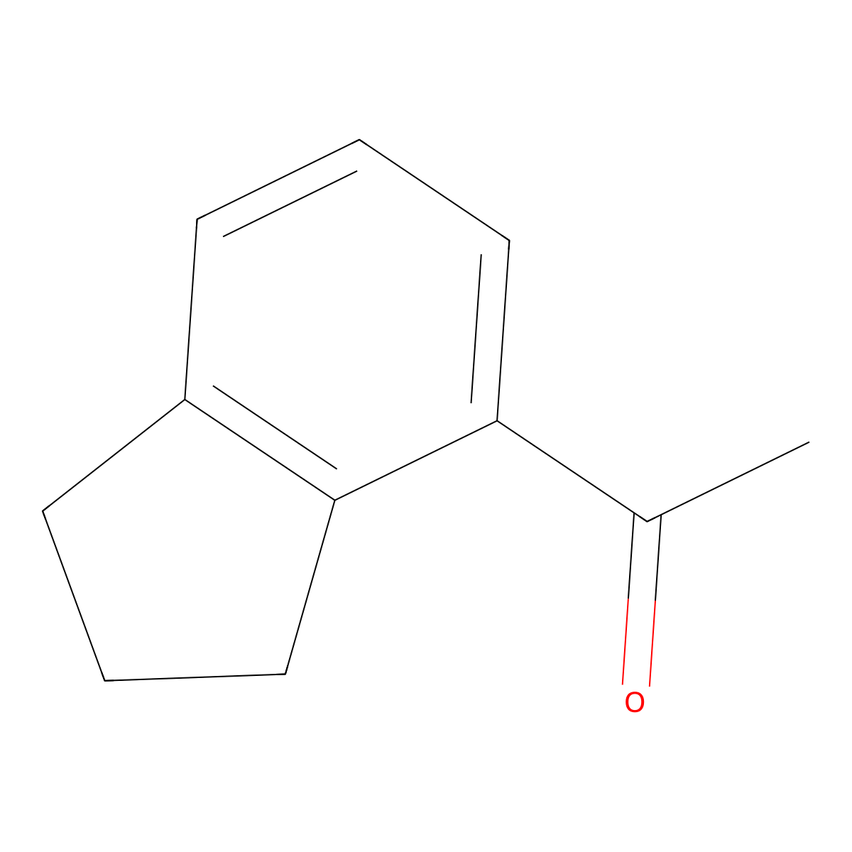 1-(2,3-Dihydro-1H-inden-4-yl)ethan-1-one molecular structure, CAS 38997-97-6