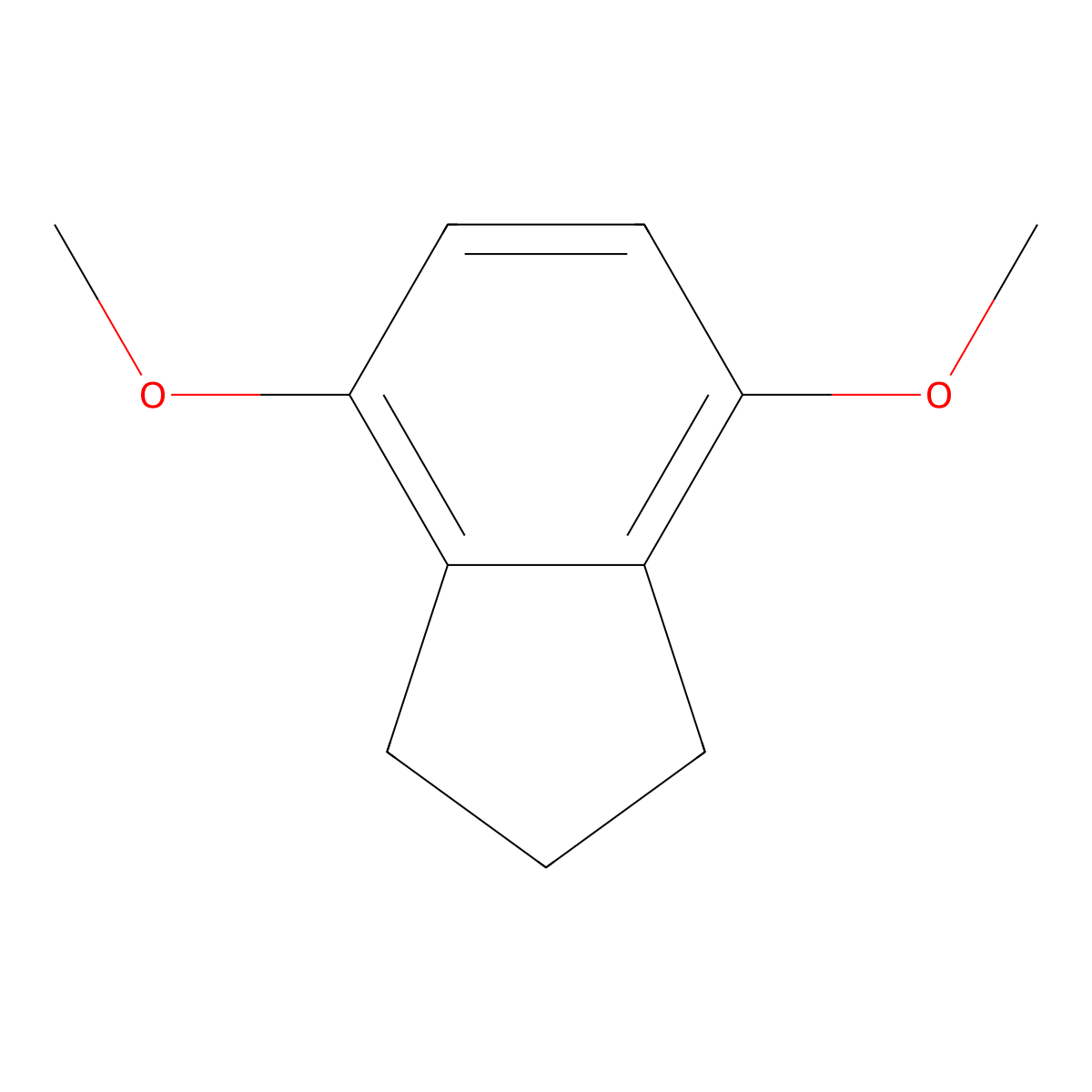 2,3-Dihydro-4,7-dimethoxy-1H-indene molecular structure, CAS 38998-05-9