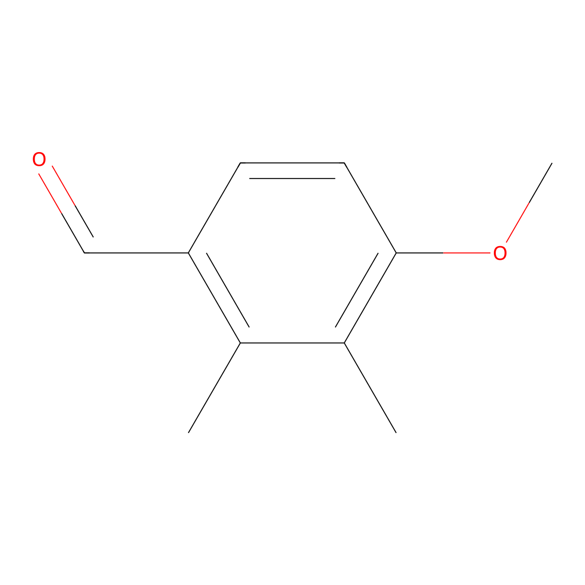2,3-Dimethyl-p-anisaldehyde molecular structure, CAS 38998-17-3