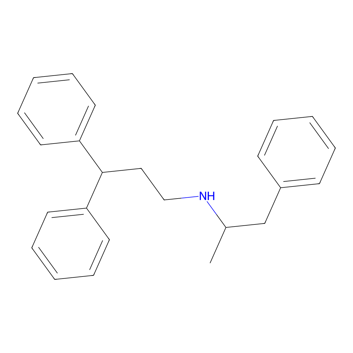 Prenylamine molecular structure, CAS 390-64-7