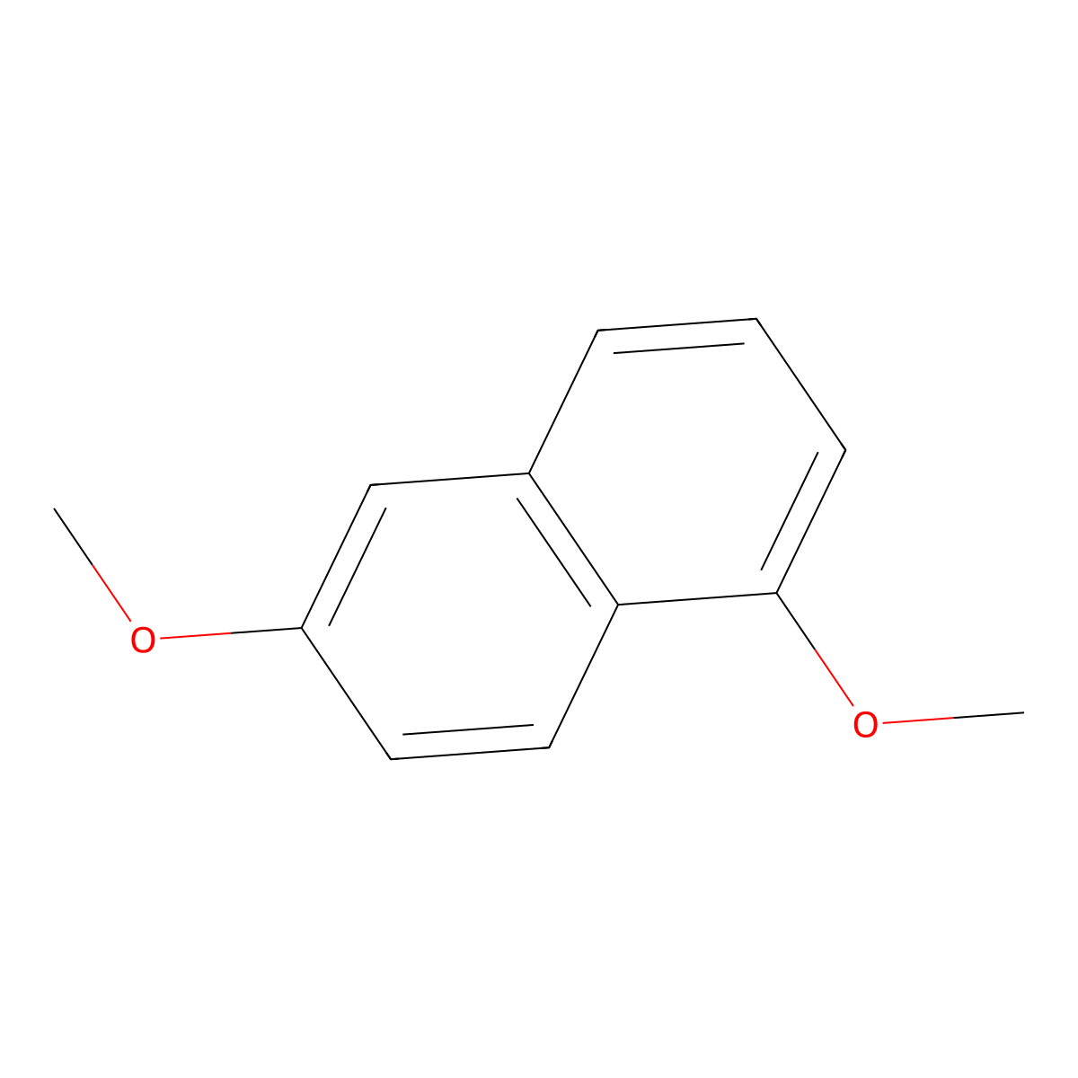 1,6-Dimethoxynaphthalene molecular structure, CAS 3900-49-0