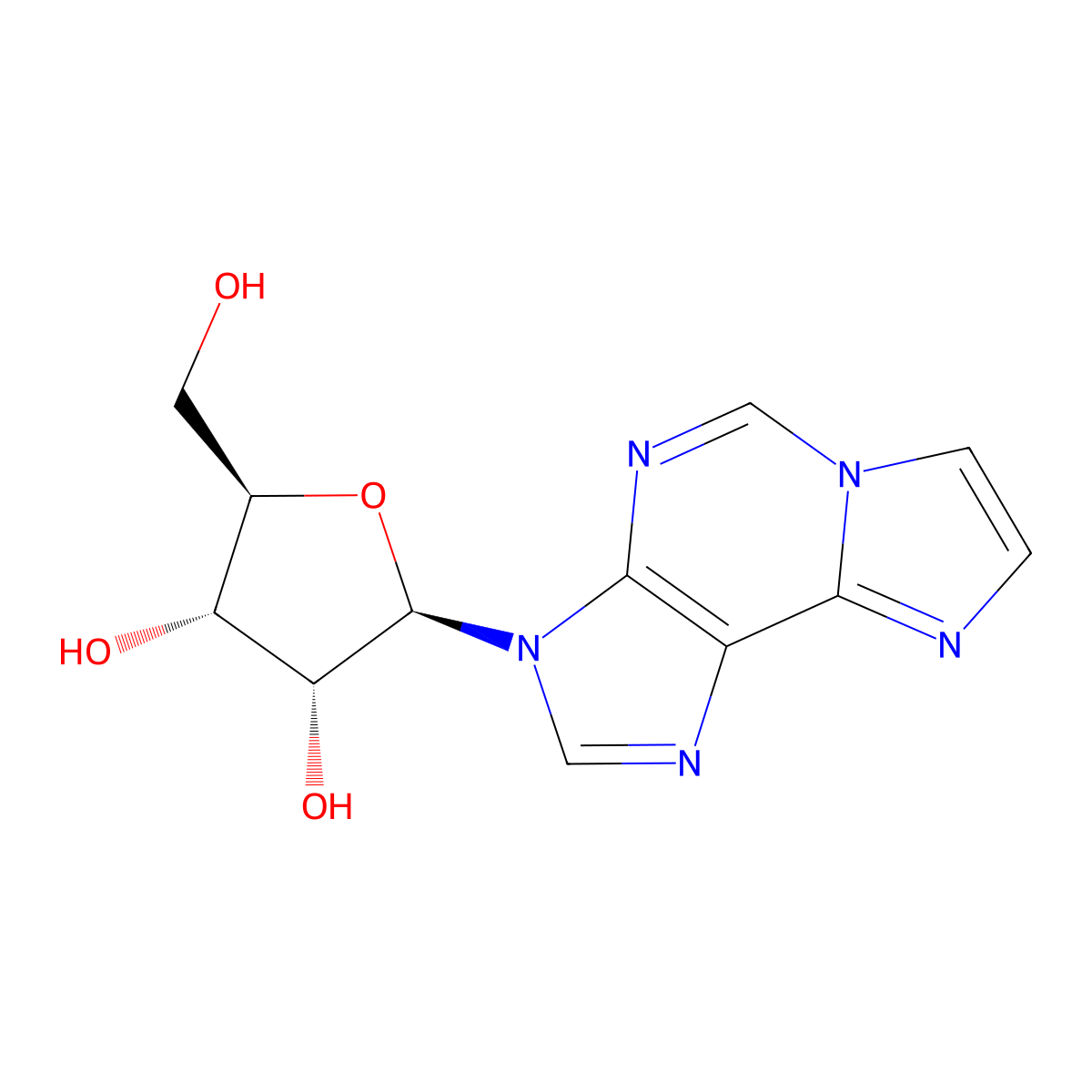 1,N(6)-Ethenoadenosine molecular structure, CAS 39007-51-7