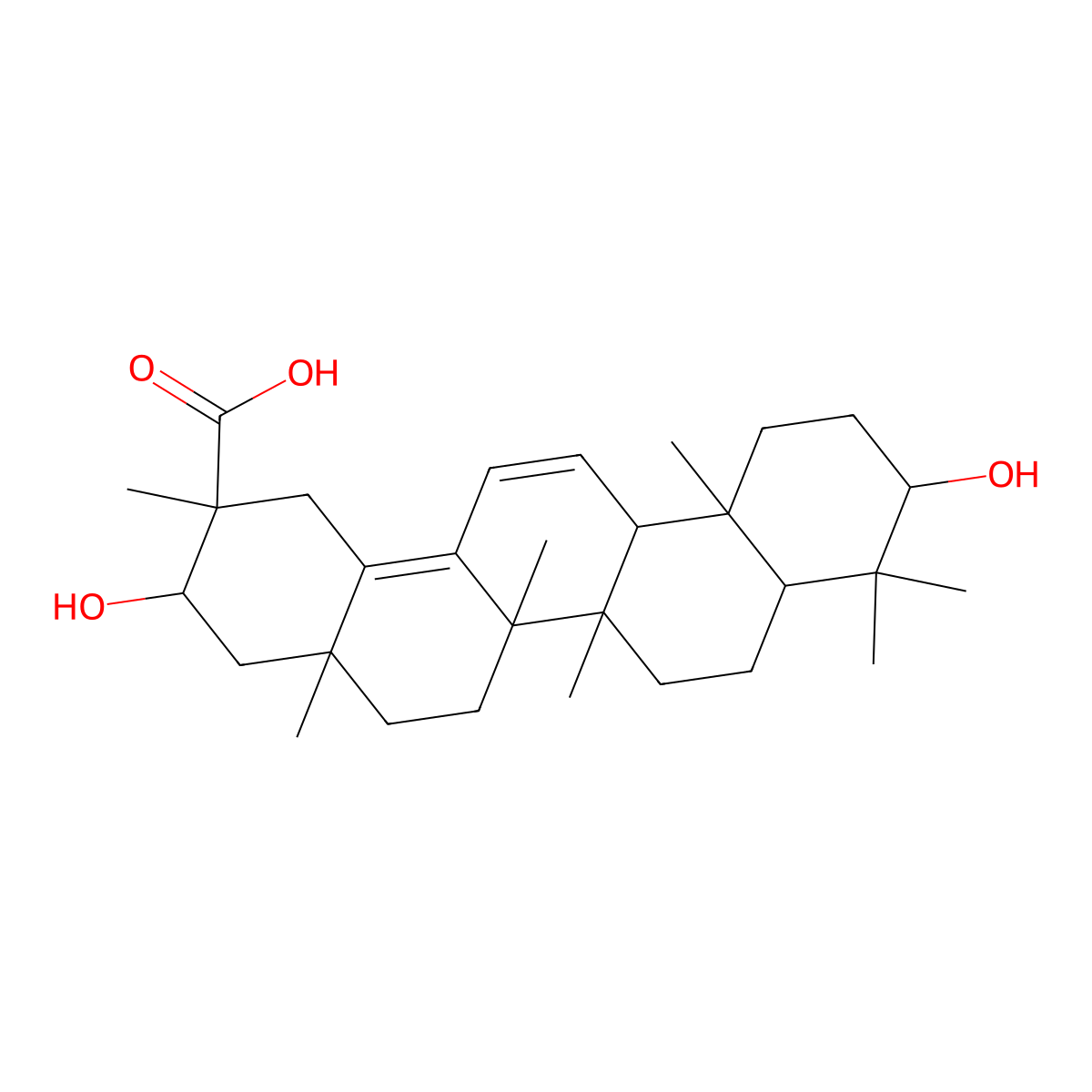 Macedonic acid molecular structure, CAS 39022-00-9