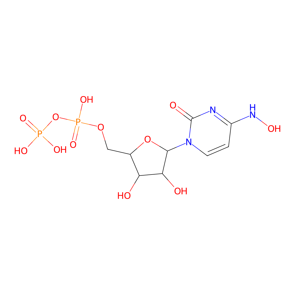 NHC-diphosphate molecular structure, CAS 39023-73-9