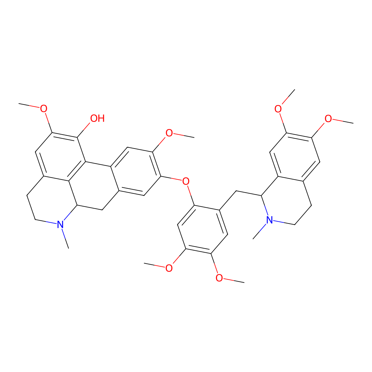Thalictropine molecular structure, CAS 39032-60-5
