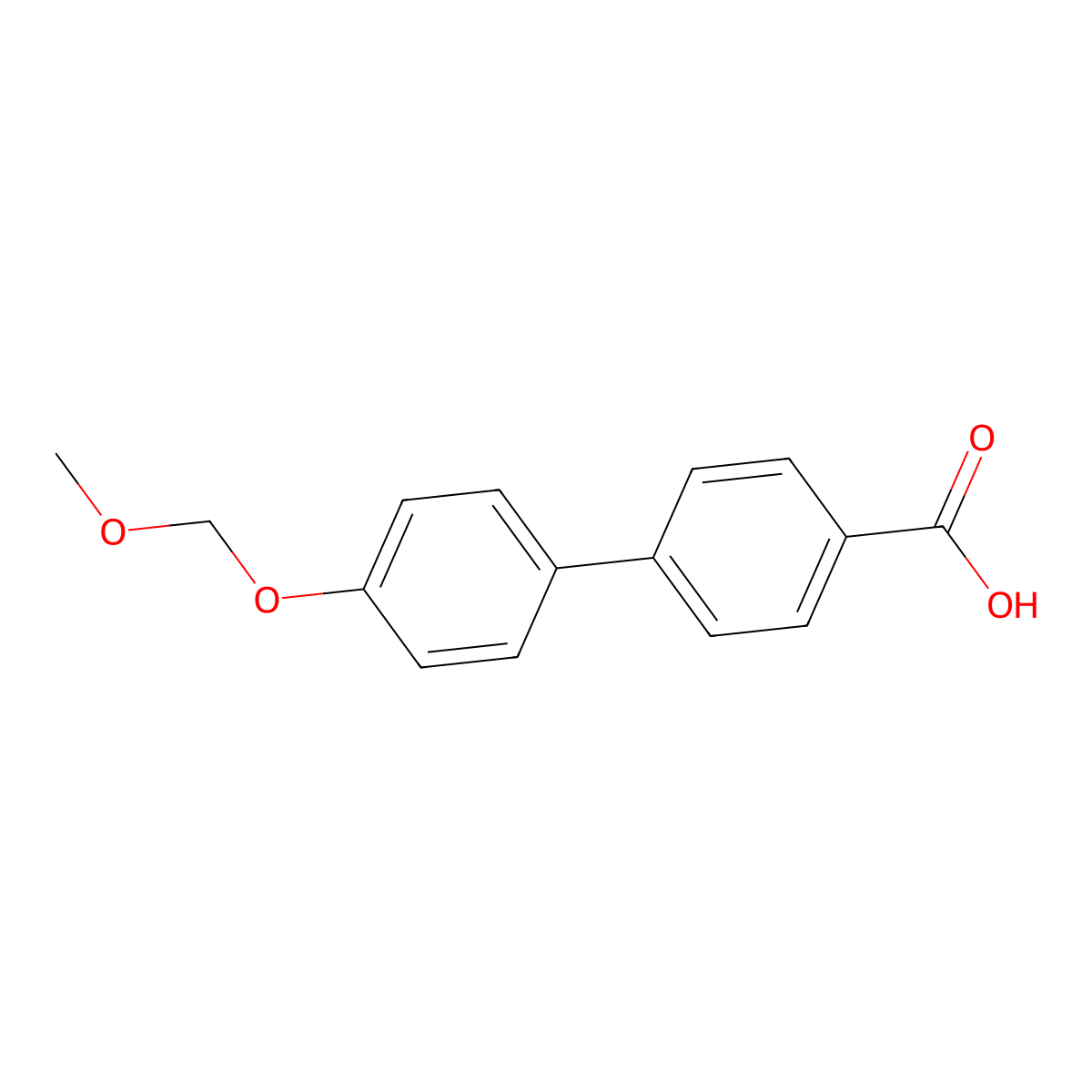 4'-(Methoxymethoxy)[1,1'-biphenyl]-4-carboxylic acid molecular structure, CAS 390358-38-0