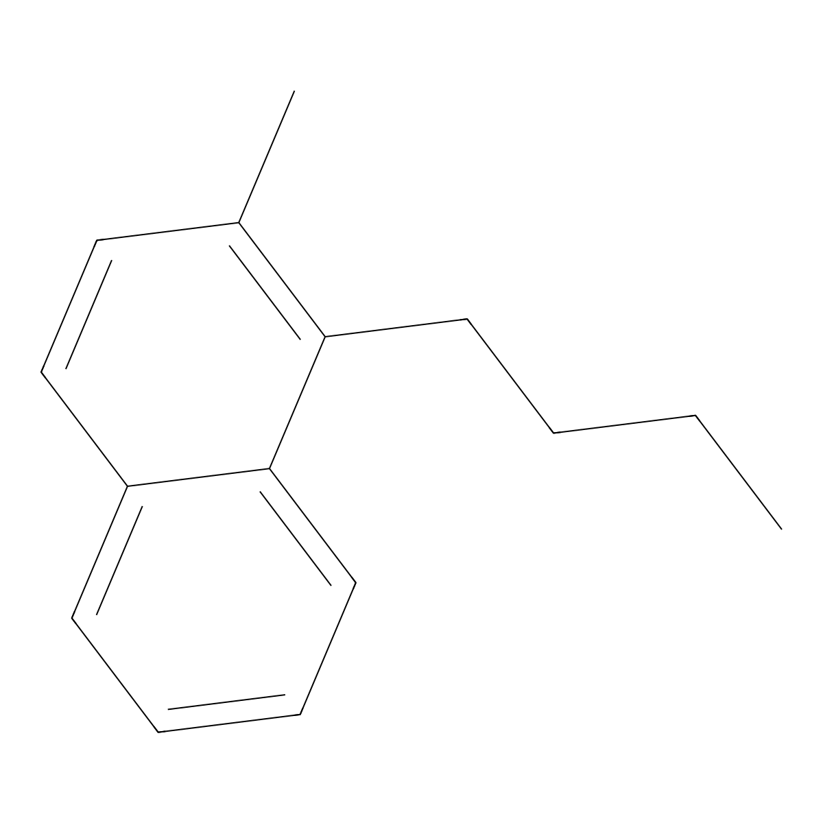 1-Butyl-2-methylnaphthalene molecular structure, CAS 39036-72-1