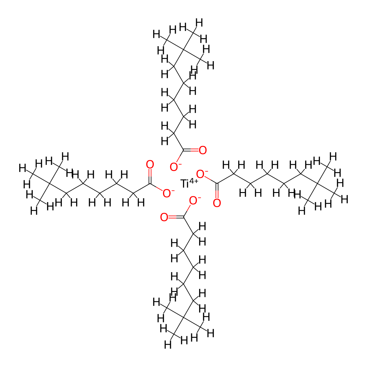 Neodecanoic acid, titanium salt (1:?) molecular structure, CAS 39049-05-3