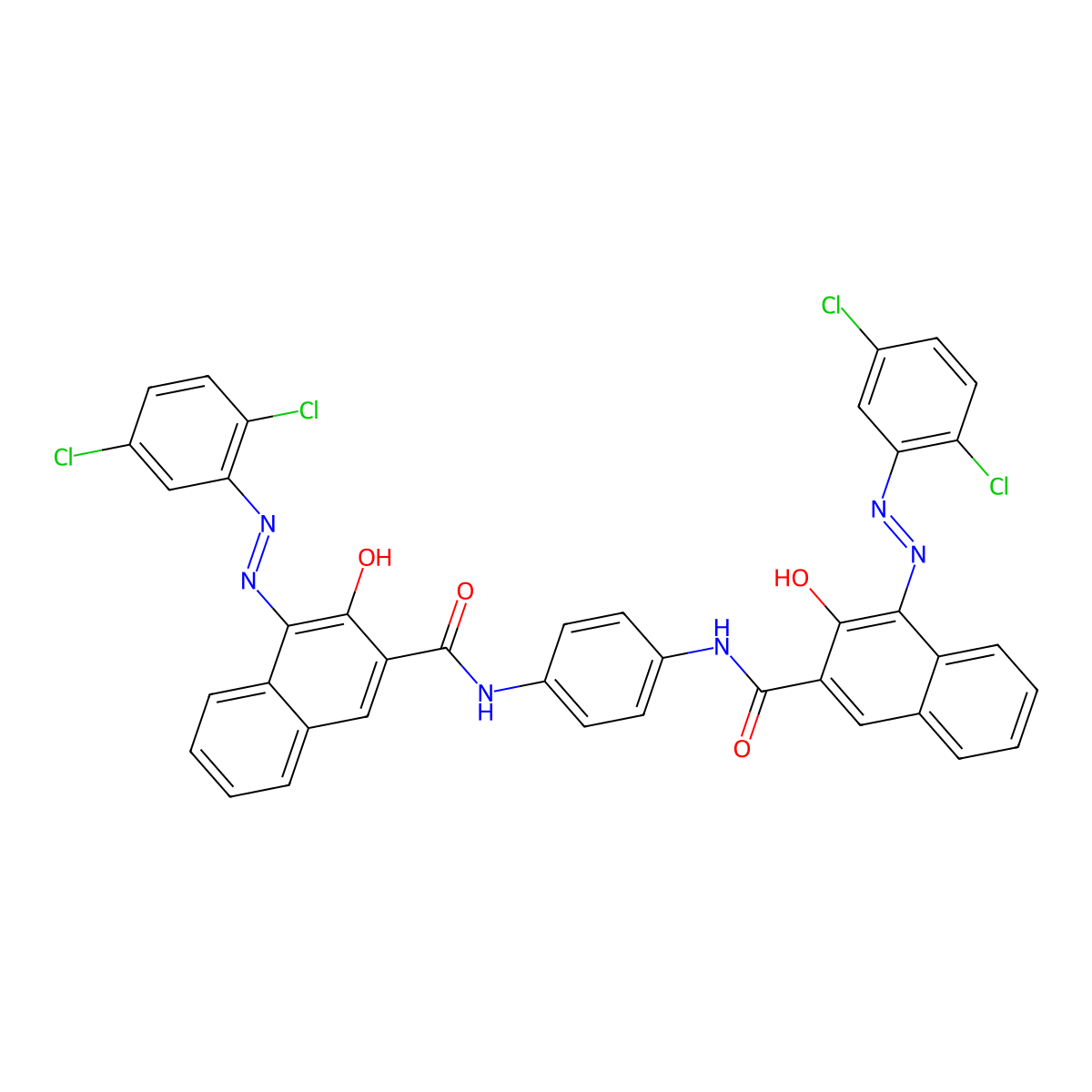 Pigment Red 166 molecular structure, CAS 3905-19-9