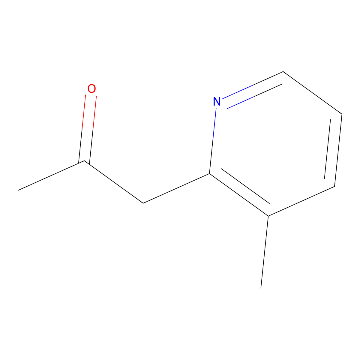 1-(3-Methylpyridin-2-Yl)Acetone molecular structure, CAS 39050-03-8