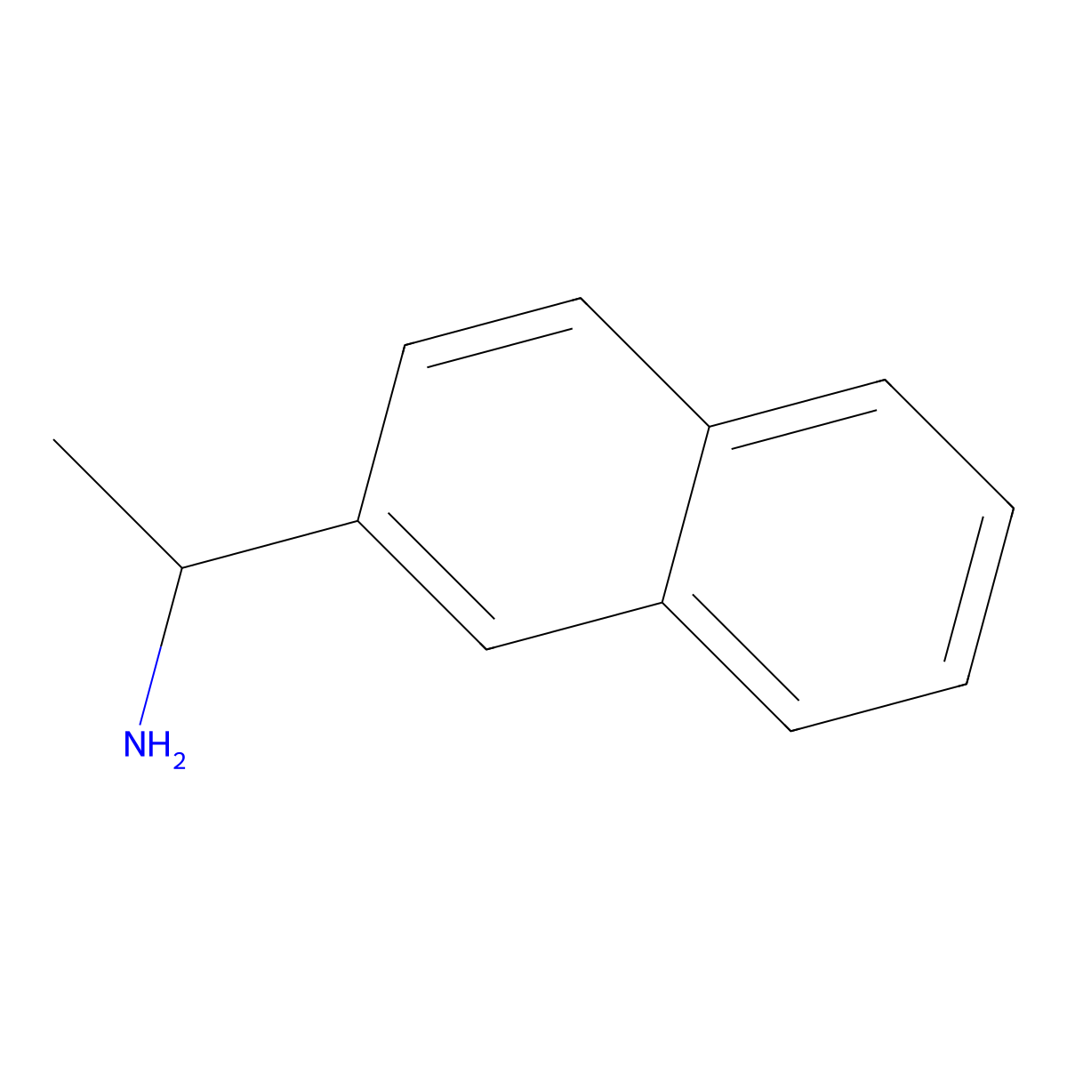 (1R)-1-(naphthalen-2-yl)ethan-1-amine molecular structure, CAS 3906-16-9