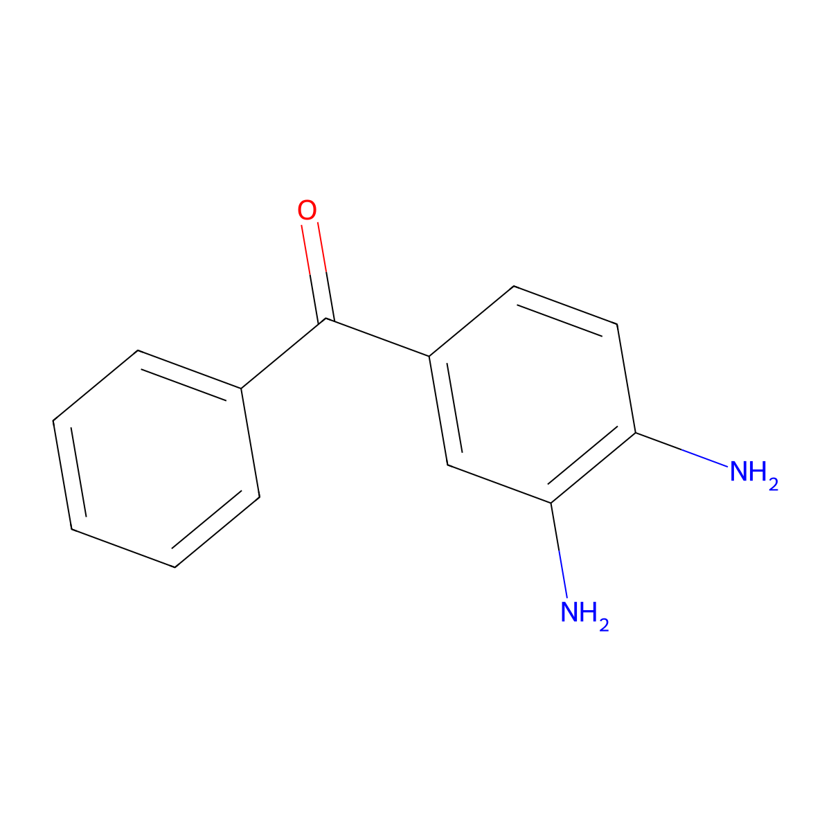 3,4-Diaminobenzophenone molecular structure, CAS 39070-63-8