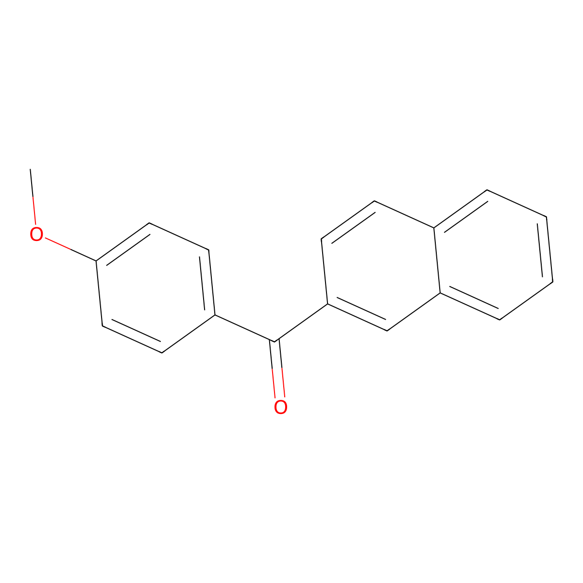(4-Methoxyphenyl)(naphthalen-2-yl)methanone molecular structure, CAS 39070-97-8