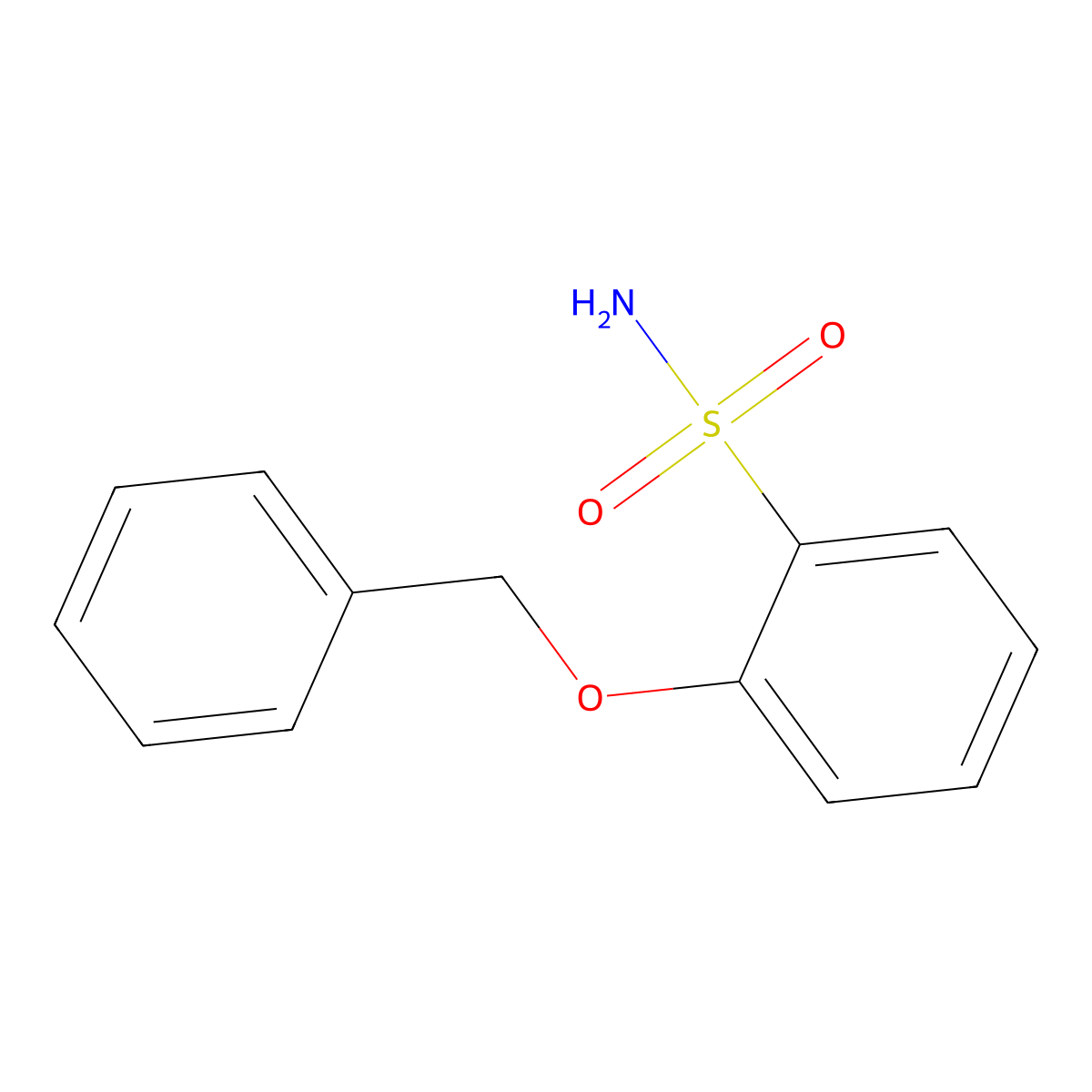 2-(Benzyloxy)benzene-1-sulfonamide molecular structure, CAS 39082-29-6