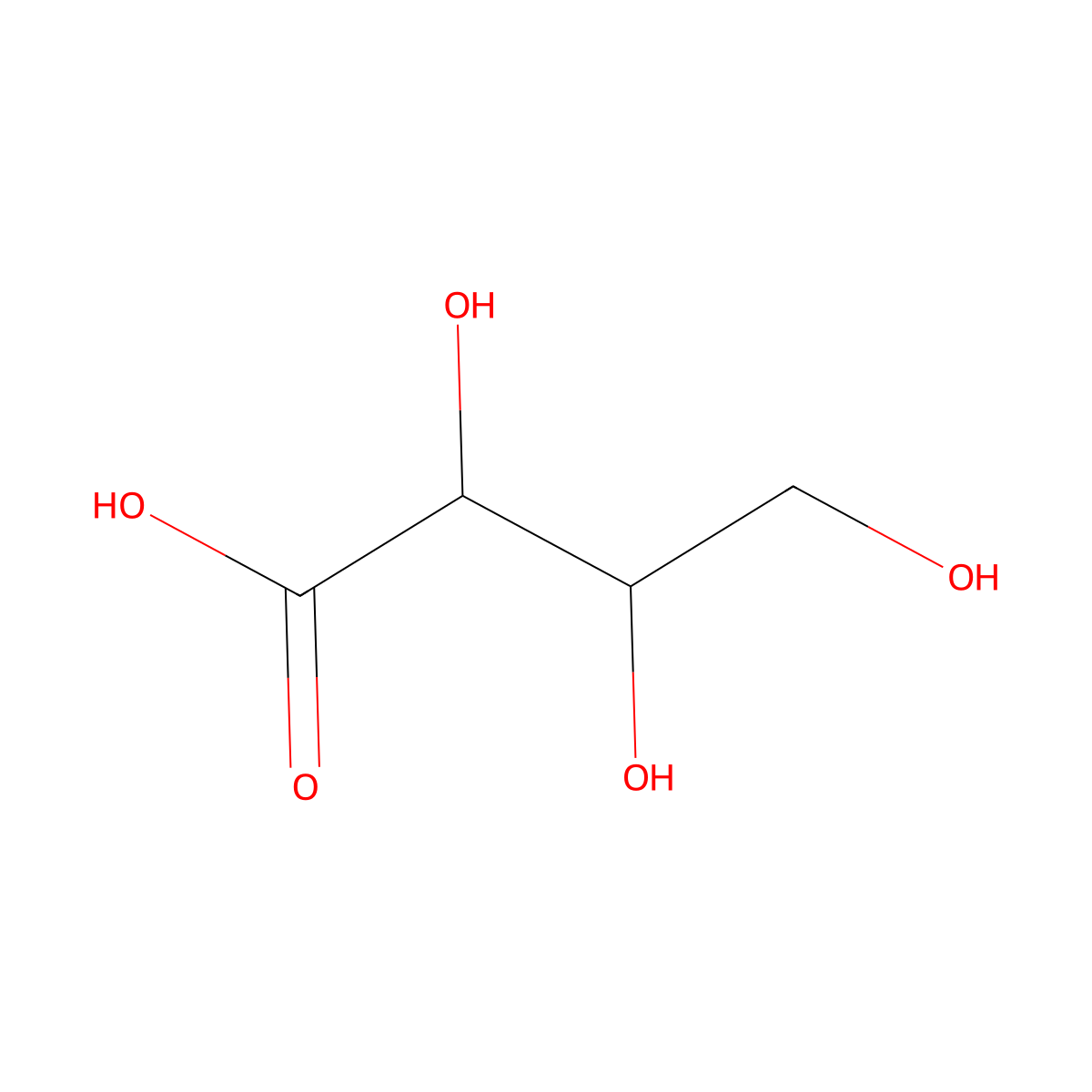 (2S,3R)-2,3,4-Trihydroxybutanoic acid molecular structure, CAS 3909-12-4