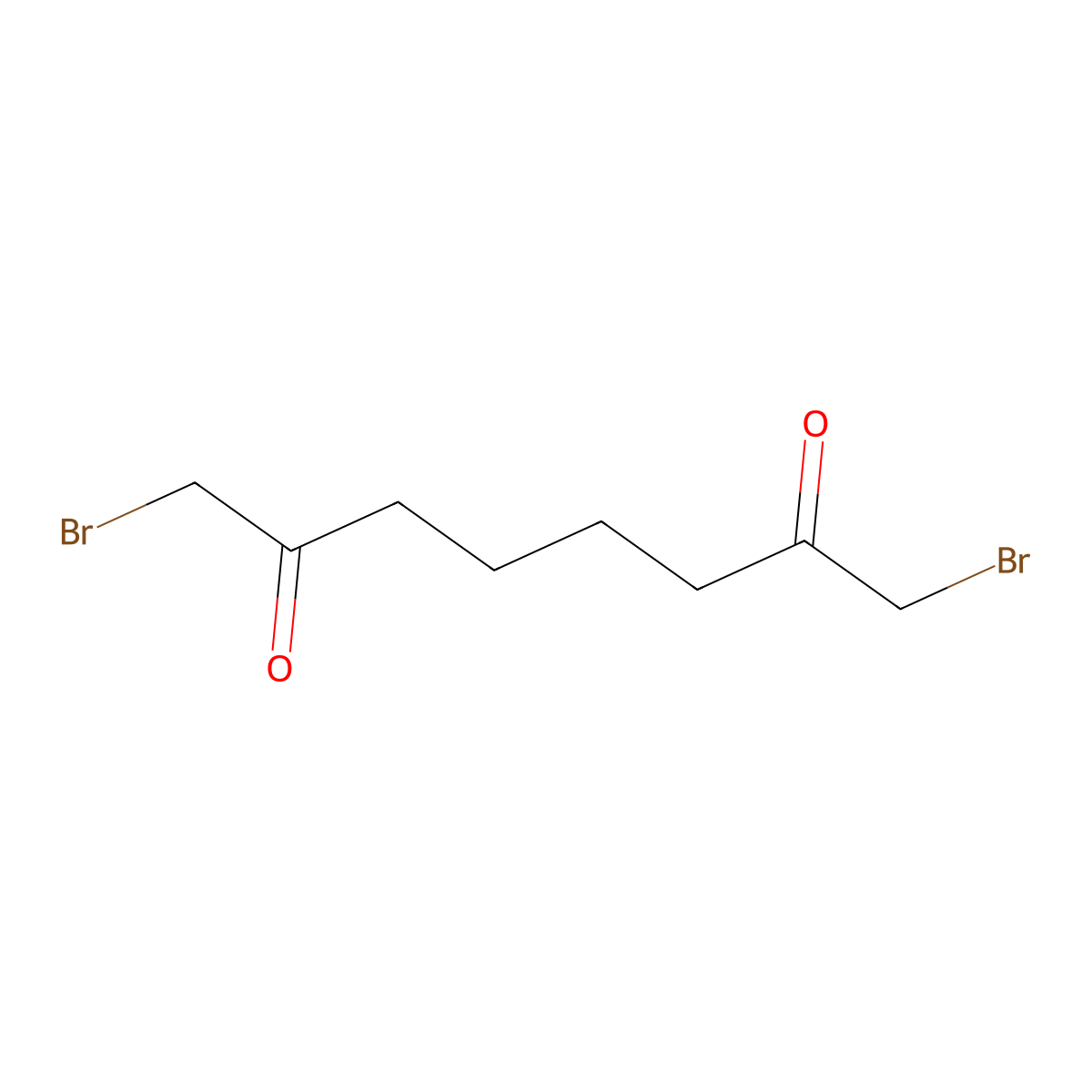 1,8-Dibromooctane-2,7-dione molecular structure, CAS 39095-41-5