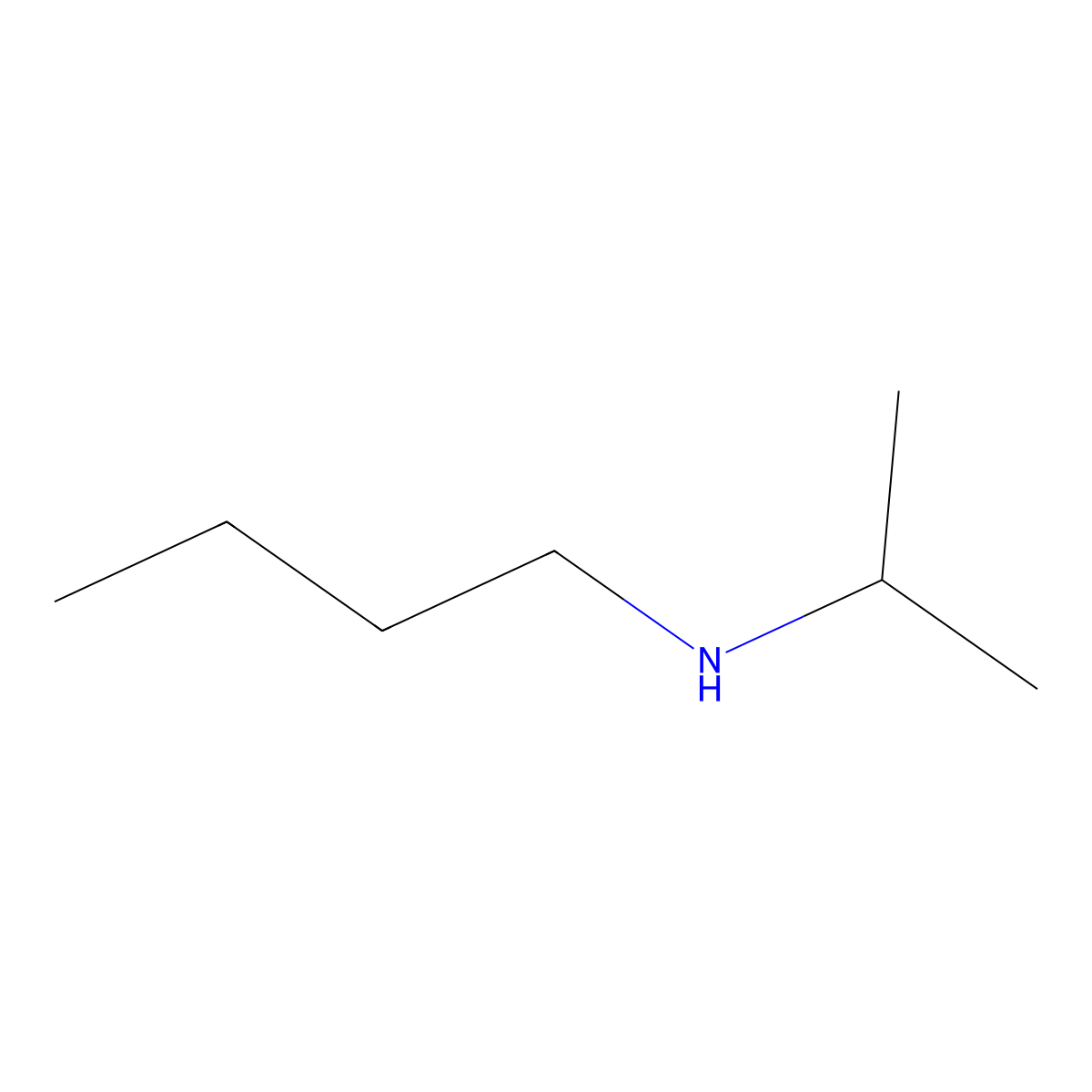 N-(1-Methylethyl)-1-butanamine molecular structure, CAS 39099-23-5