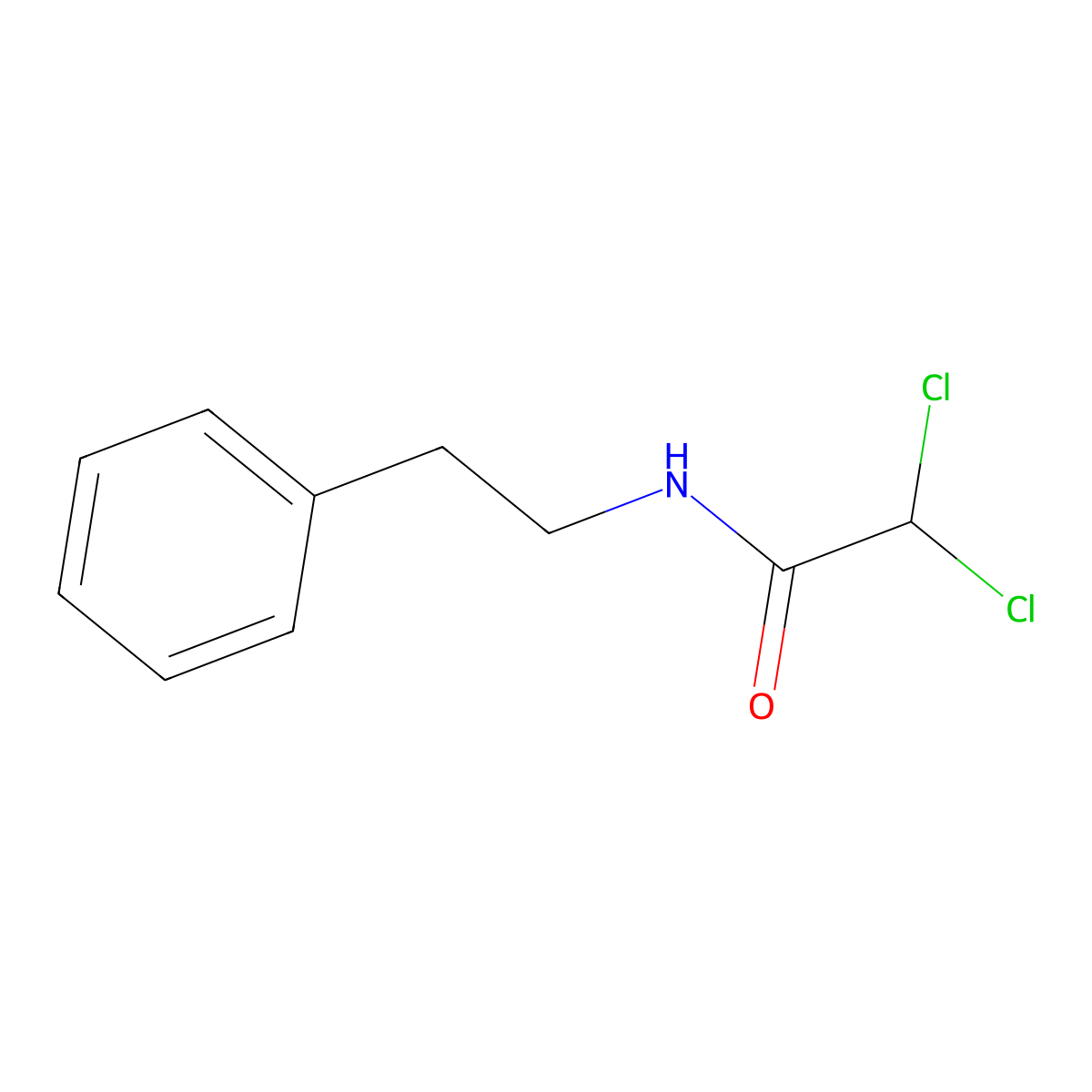 2,2-Dichloro-N-phenethylacetamide molecular structure, CAS 39106-18-8