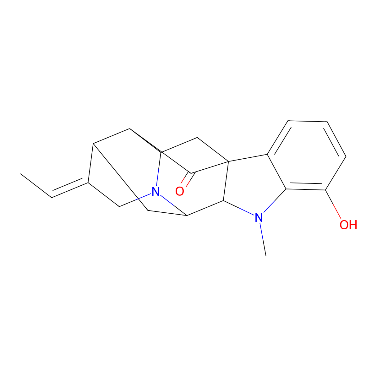 Mitoridine molecular structure, CAS 3911-19-1