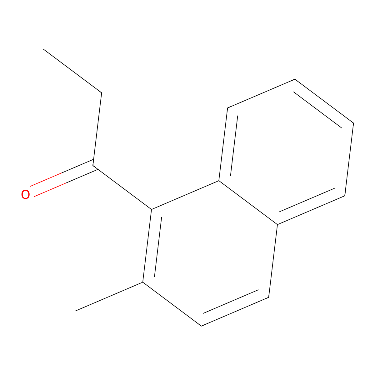 1-(2-Methyl-1-naphthalenyl)-1-propanone molecular structure, CAS 39110-81-1
