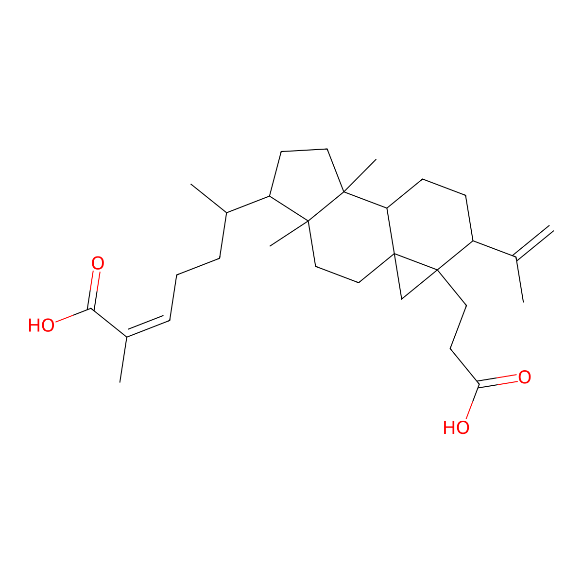 Nigranoic Acid molecular structure, CAS 39111-07-4