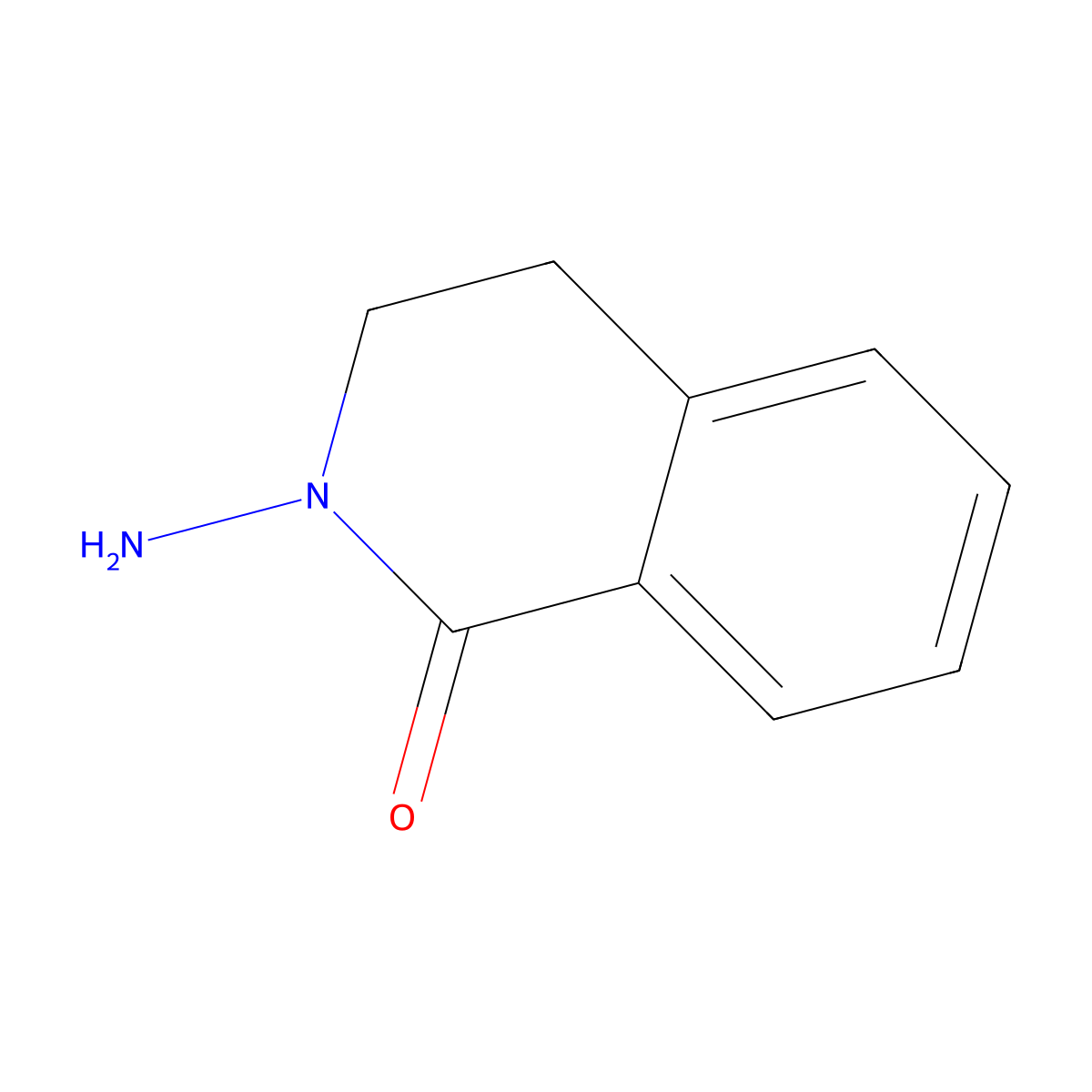 2-amino-3,4-dihydroisoquinolin-1(2H)-one molecular structure, CAS 39113-01-4