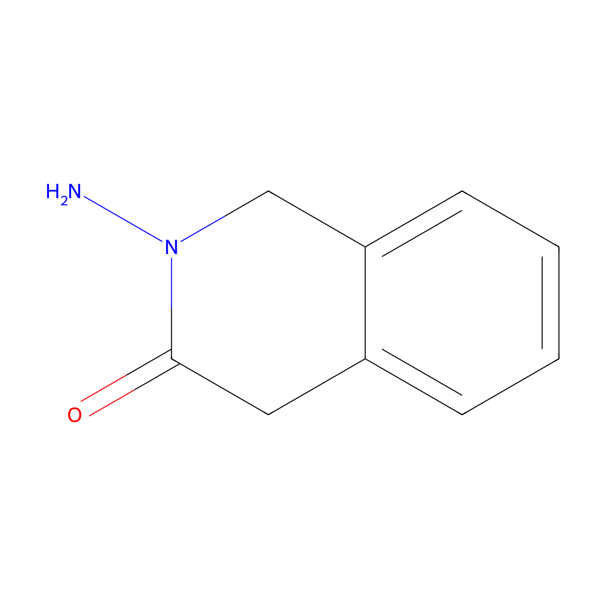 2-Amino-1,4-dihydro-3(2H)-isoquinolinone molecular structure, CAS 39113-02-5