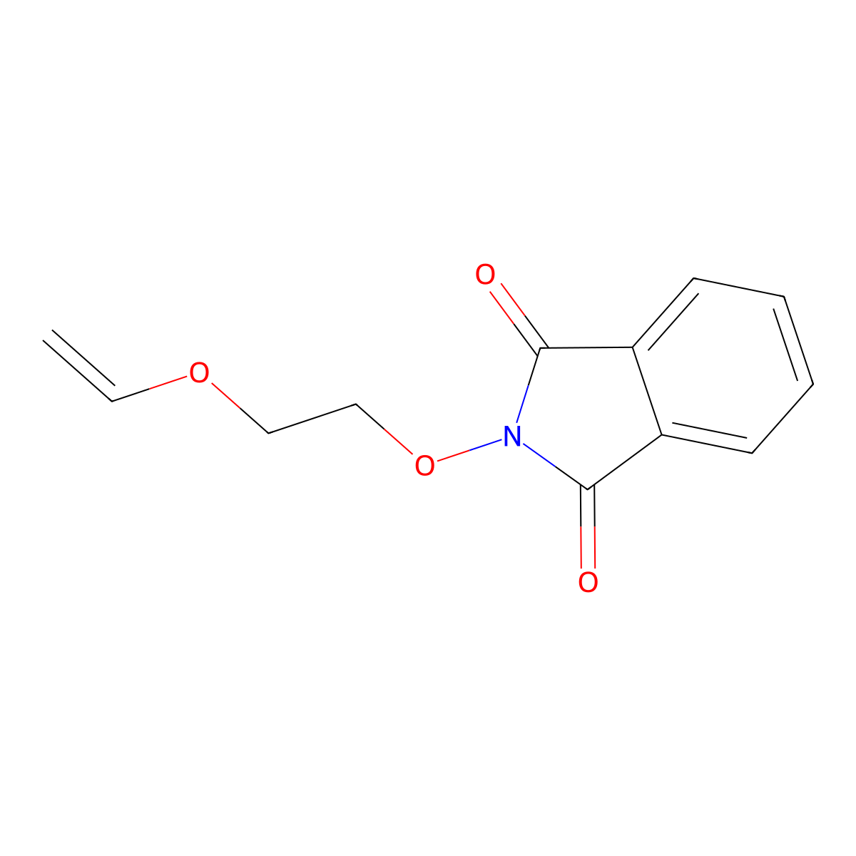 2-(2-(Ethenyloxy)ethoxy)-1H-isoindole-1,3(2H)-dione molecular structure, CAS 391212-30-9
