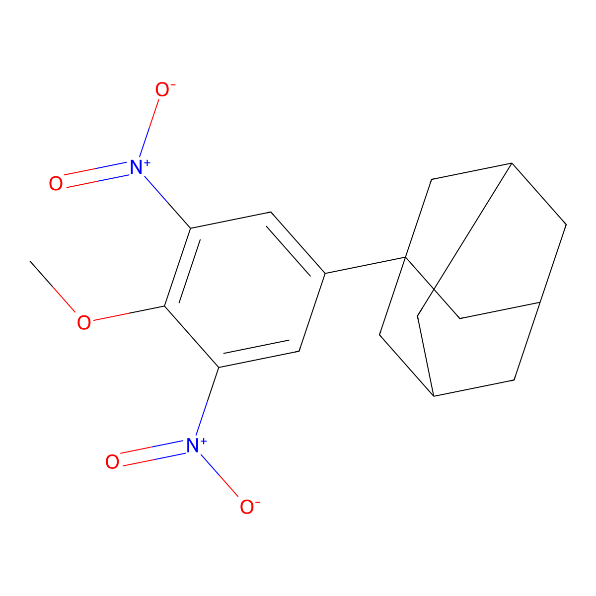 1-(4-Methoxy-3,5-dinitrophenyl)adamantane molecular structure, CAS 391219-09-3