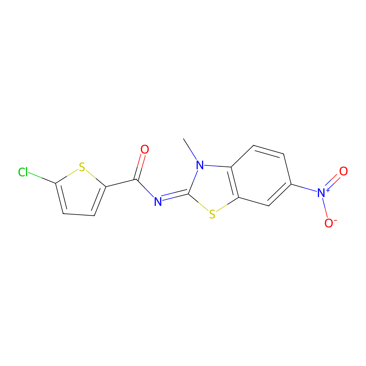 (E)-5-chloro-N-(3-methyl-6-nitrobenzo[d]thiazol-2(3H)-ylidene)thiophene-2-carboxamide molecular structure, CAS 391225-49-3