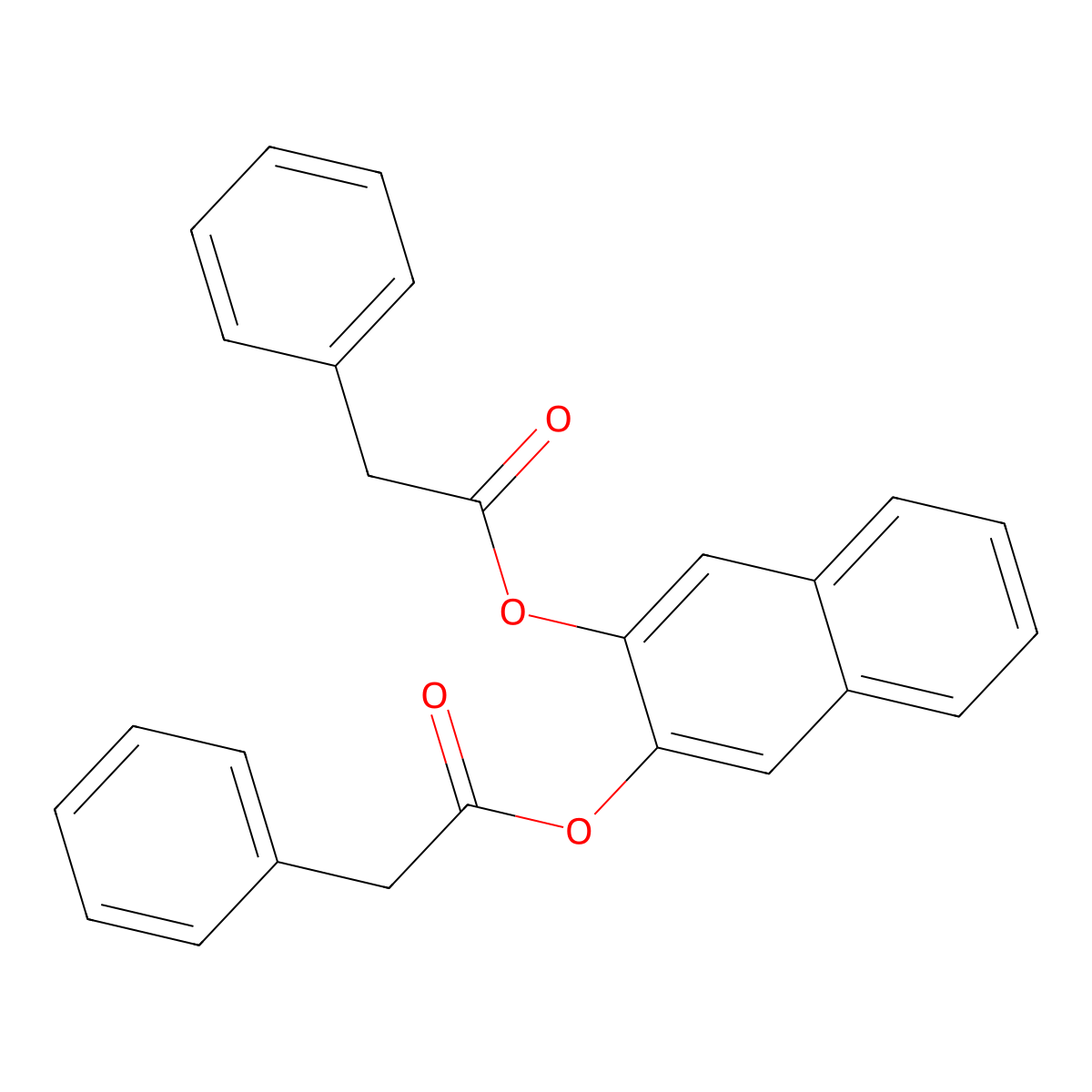 [3-(2-Phenylacetyl)oxynaphthalen-2-yl] 2-phenylacetate molecular structure, CAS 391230-14-1