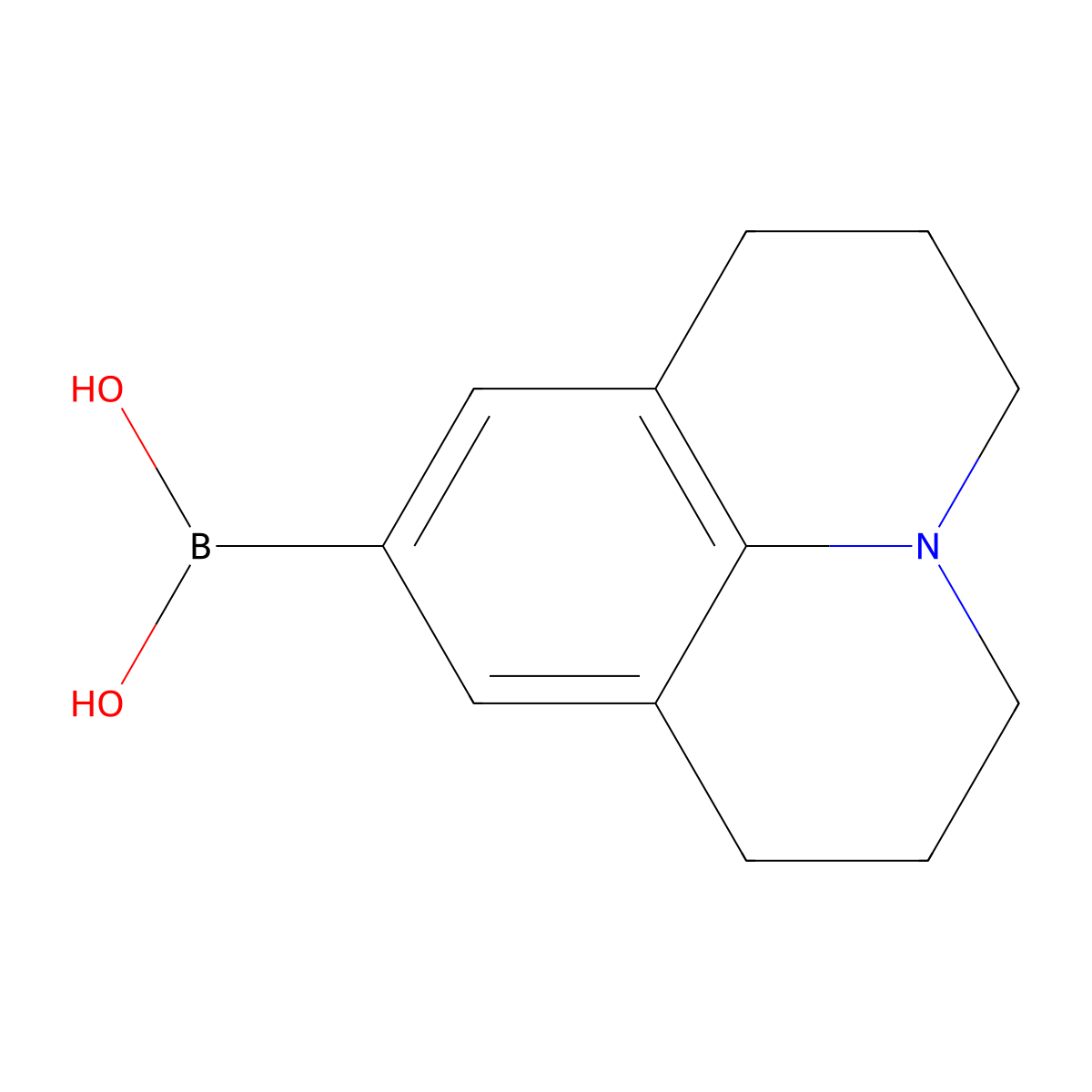 4-Julolidine boronic acid molecular structure, CAS 391248-18-3