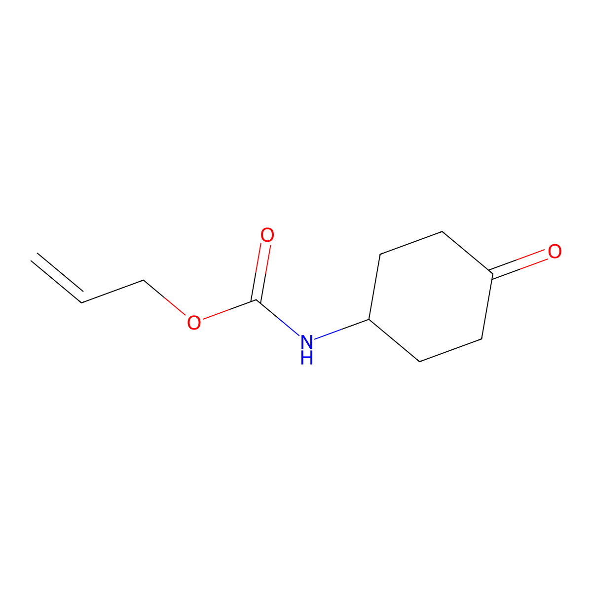4-N-Alloc-aminocyclohexanone molecular structure, CAS 391248-19-4