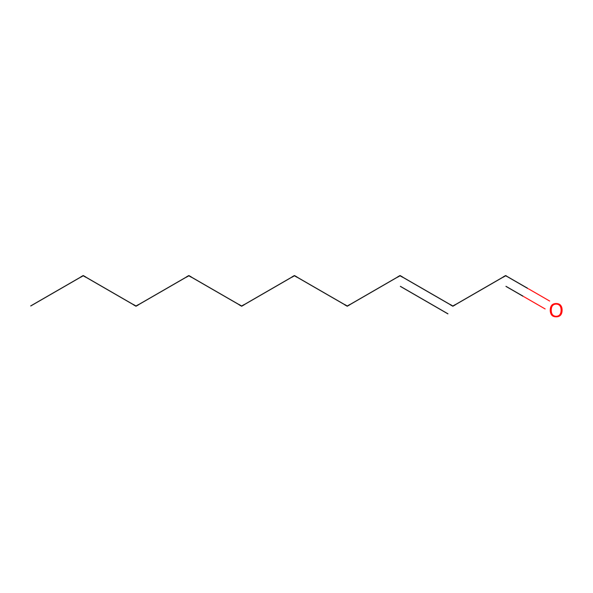Dec-2-enal molecular structure, CAS 3913-71-1