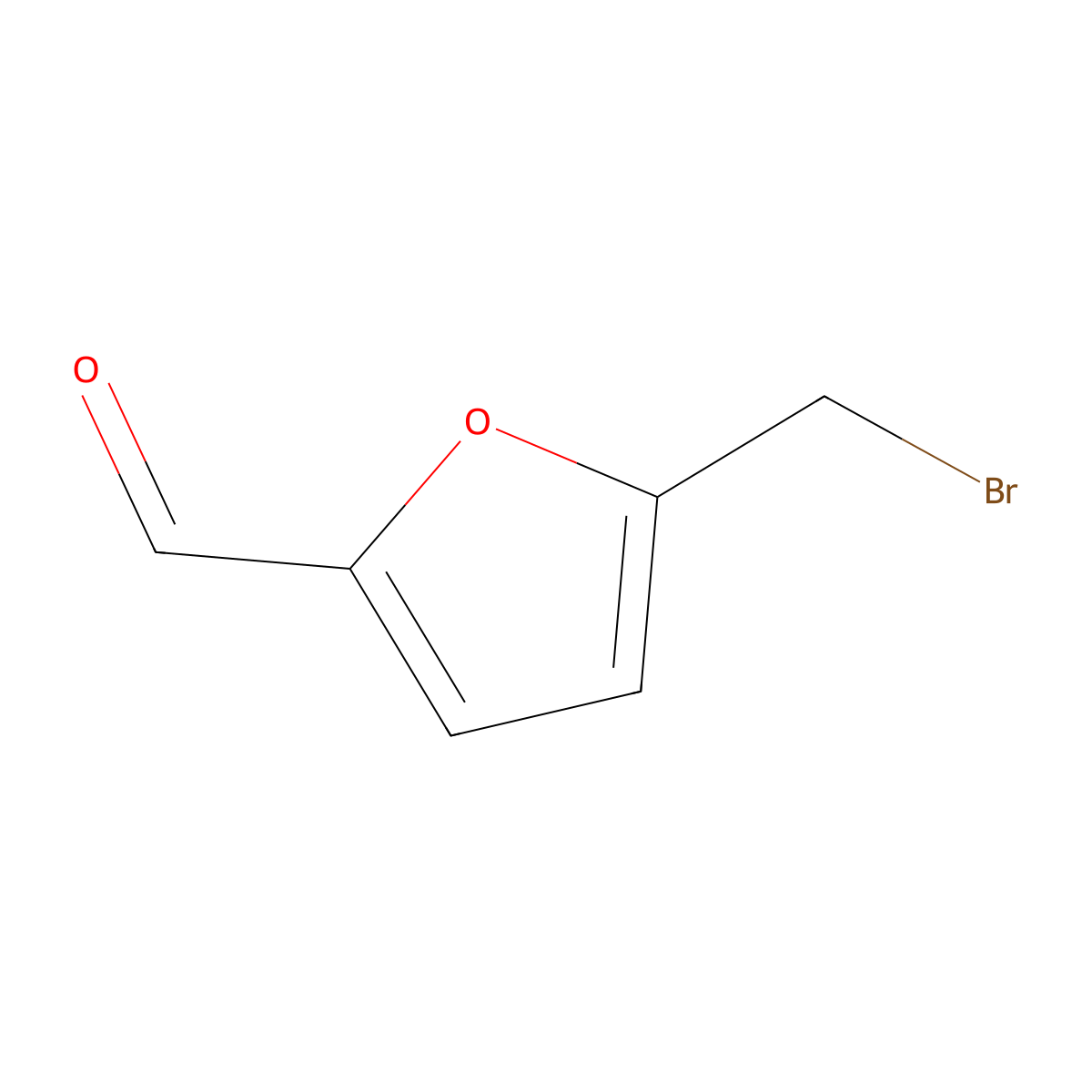 5-(Bromomethyl)-2-furaldehyde molecular structure, CAS 39131-44-7
