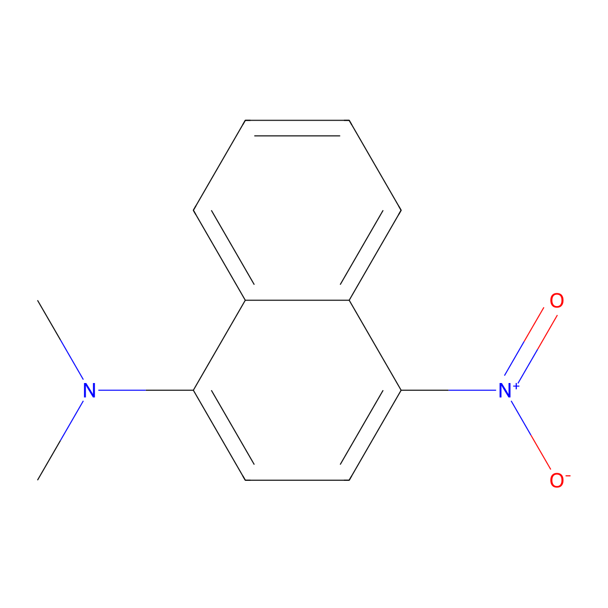 N,N-Dimethyl-4-nitronaphthalen-1-amine molecular structure, CAS 39139-76-9