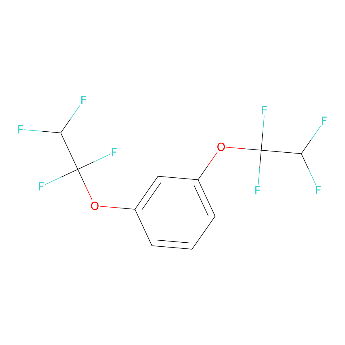 1,3-Bis(1,1,2,2-tetrafluoroethoxy)benzene molecular structure, CAS 3914-19-0