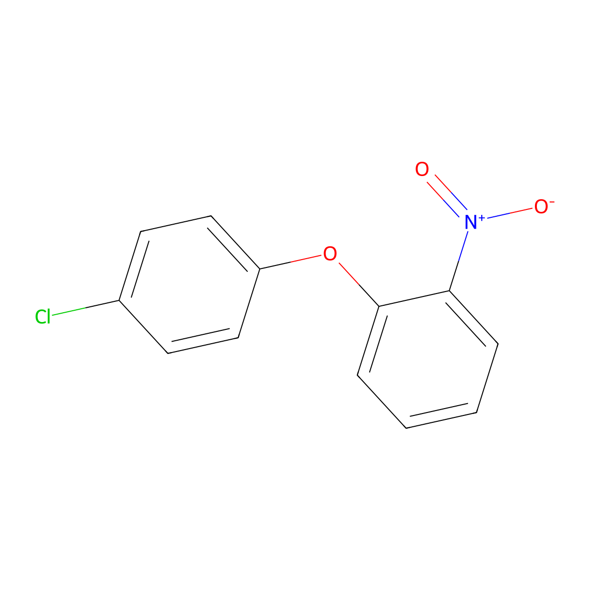 1-(4-Chlorophenoxy)-2-nitrobenzene molecular structure, CAS 39145-47-6