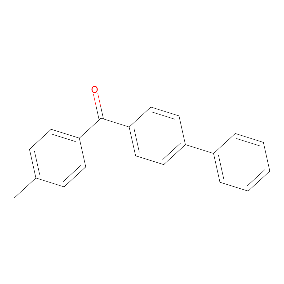 Benzophenone, 4-methyl-4'-phenyl- molecular structure, CAS 39148-55-5