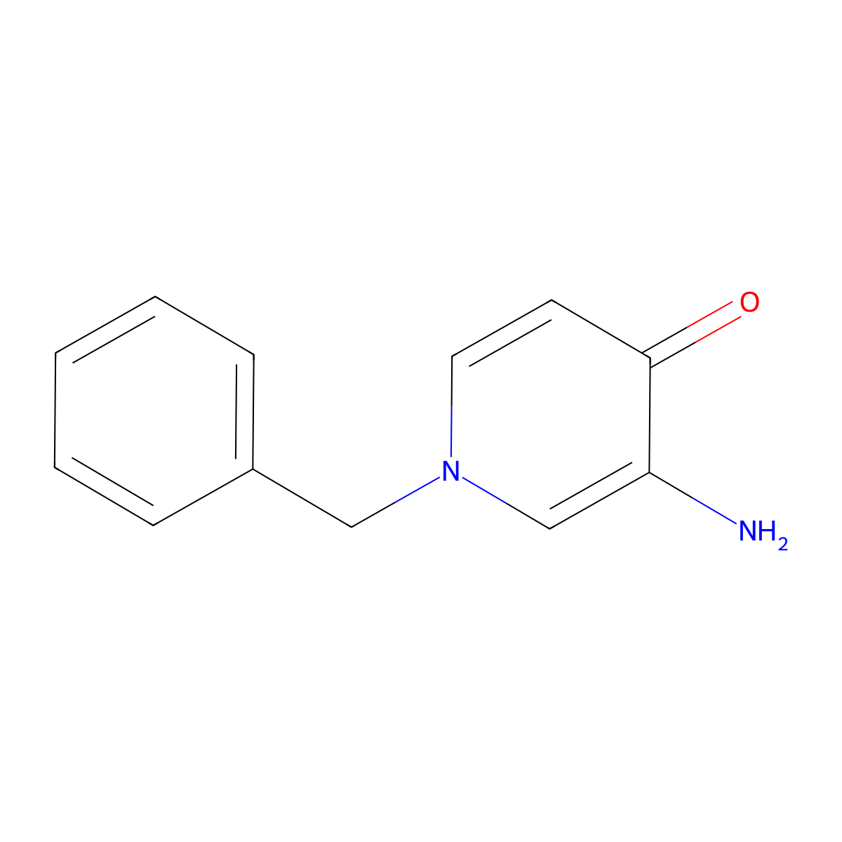3-Amino-1-benzyl-1,4-dihydropyridin-4-one molecular structure, CAS 3915-69-3