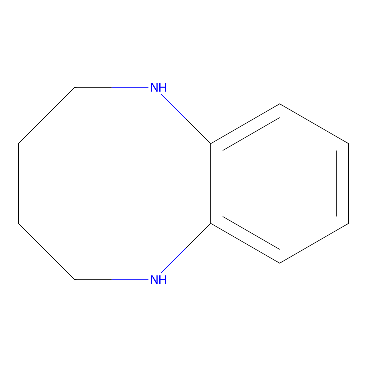 1,2,3,4,5,6-Hexahydro-1,6-benzodiazocine molecular structure, CAS 39161-58-5