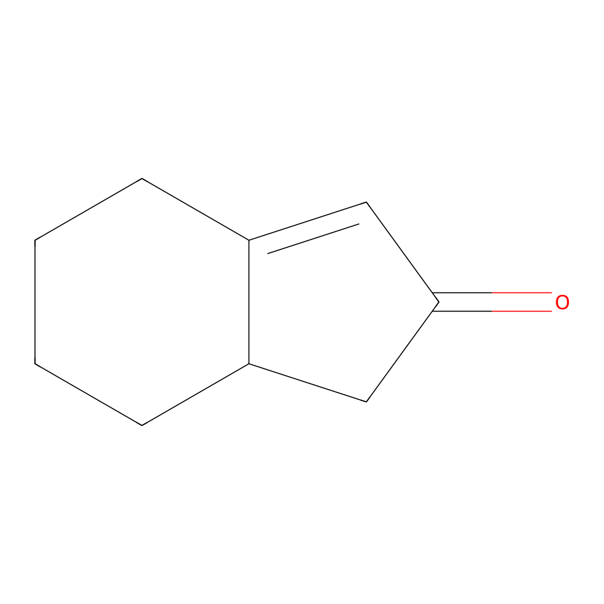 2H-Inden-2-one, 1,4,5,6,7,7a-hexahydro- molecular structure, CAS 39163-29-6
