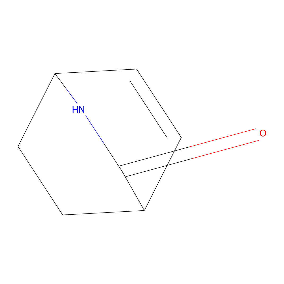 2-Azabicyclo(2.2.2)oct-5-en-3-one molecular structure, CAS 39170-54-2
