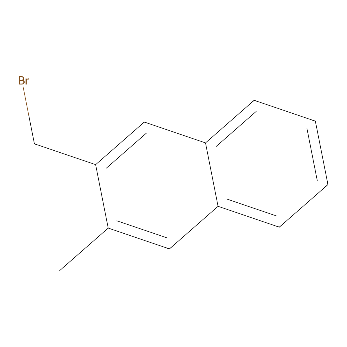 2-(Bromomethyl)-3-methylnaphthalene molecular structure, CAS 39171-57-8