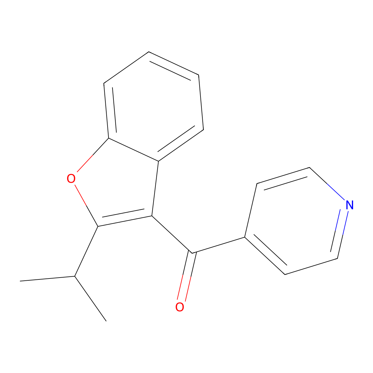 Inicarone molecular structure, CAS 39178-37-5
