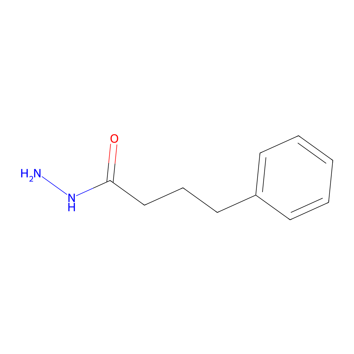 4-Phenylbutanehydrazide molecular structure, CAS 39181-61-8