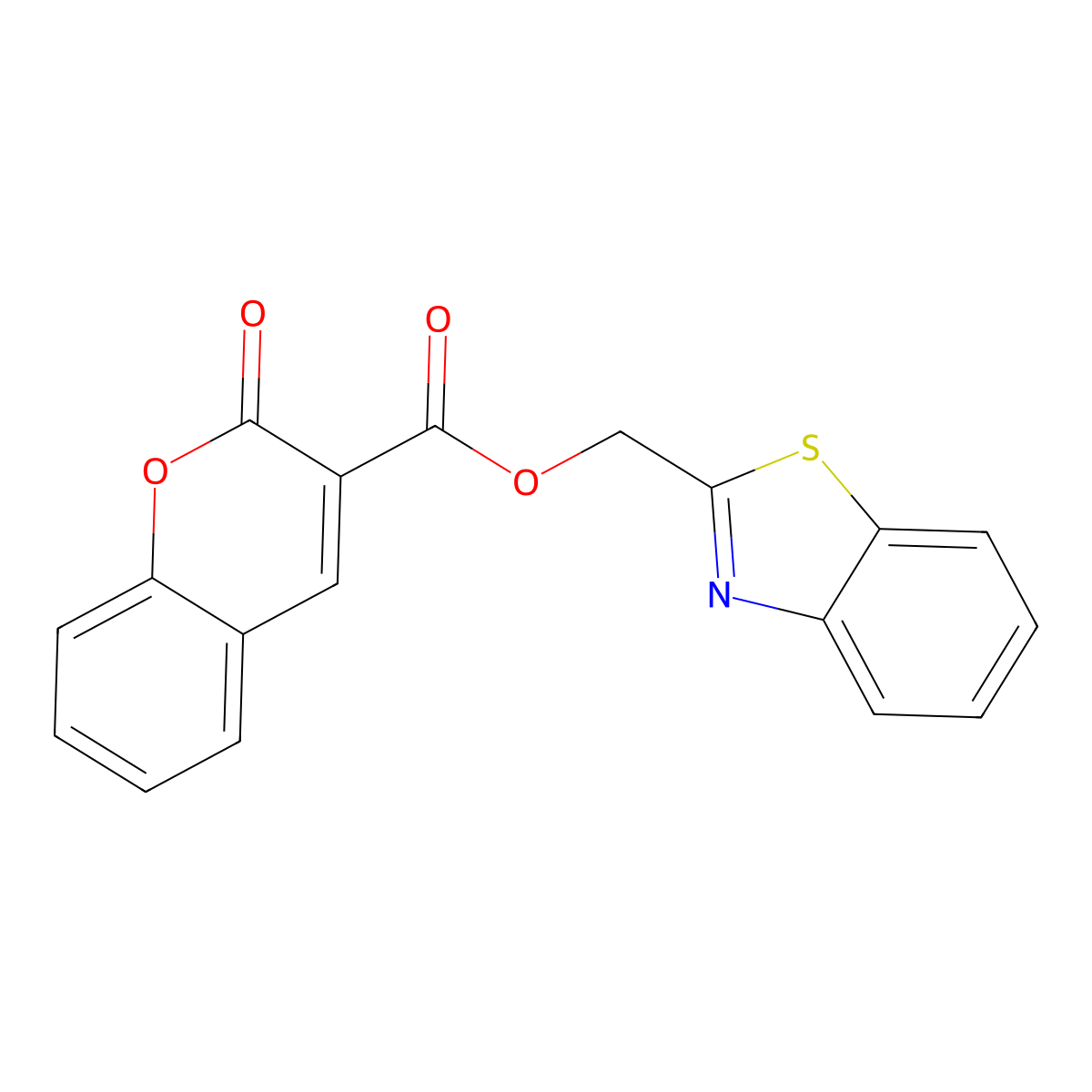 benzo[d]thiazol-2-ylmethyl 2-oxo-2H-chromene-3-carboxylate molecular structure, CAS 391867-20-2