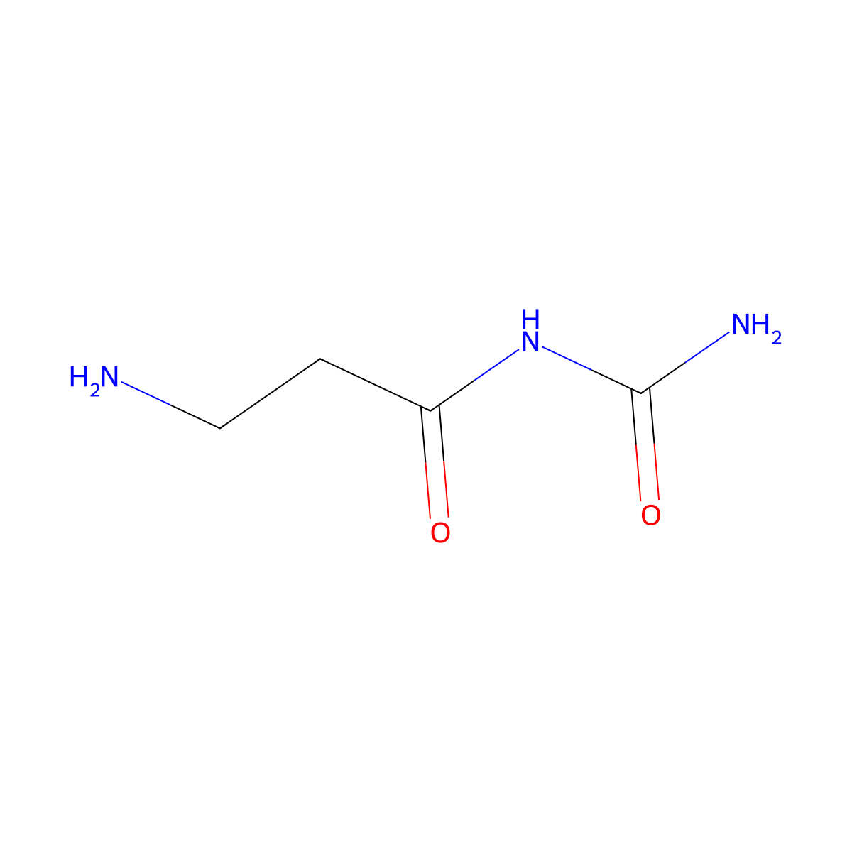 (3-Aminopropanoyl)urea molecular structure, CAS 391870-60-3
